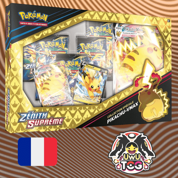 Coffret Pokémon Pikachu VMAX - Zénith Suprême - EB12.5 - UwU TCG